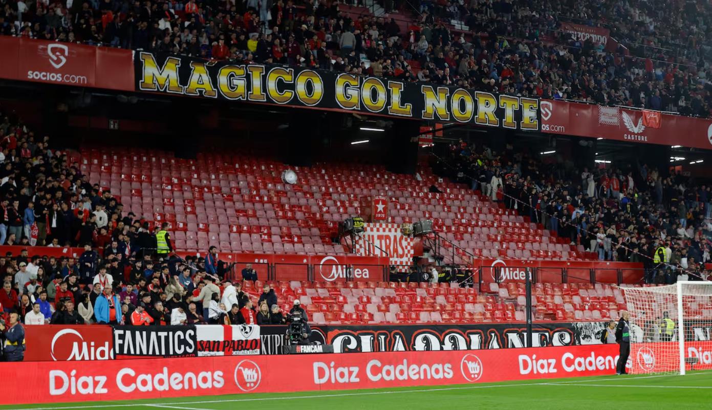 塞维利亚极端球迷发起空场令，俱乐部担心对皇马比赛被裁判叫停