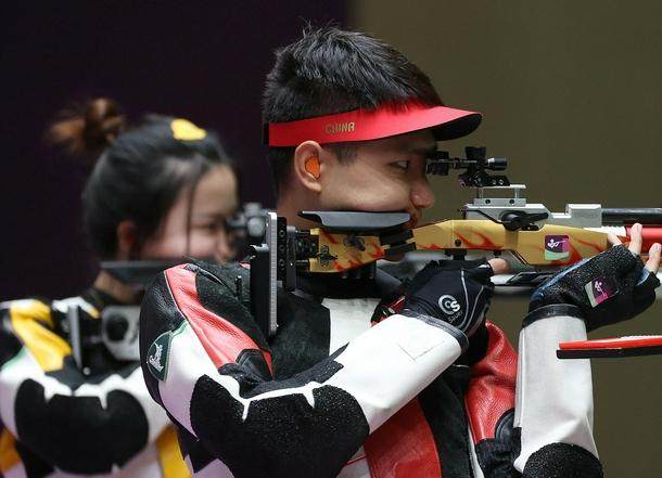 yl23455永利-顶住重压后程发力 杨倩杨皓然力挫美国组合再添金